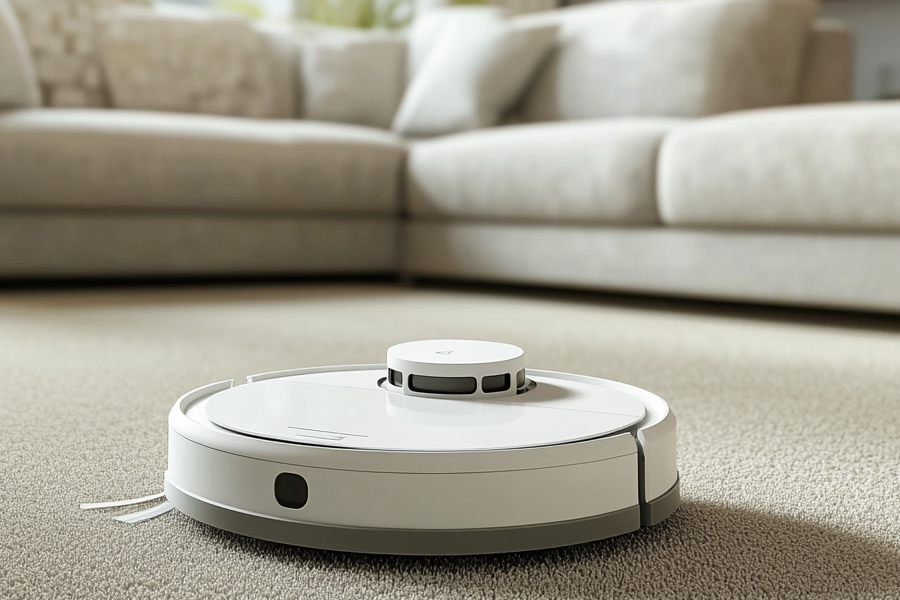 Smart robot vacuum with mop