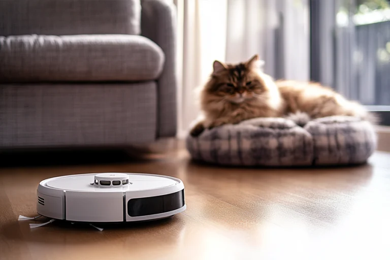 Smart robot vacuum with mop